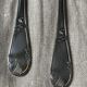 Vintage toile de Jouy cutlery set for 12 fish forks, stainless steel 18/10, like new.