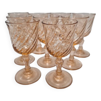 Set of 9 Rosaline mini glasses