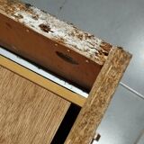 Wooden filing cabinet from the 1950s