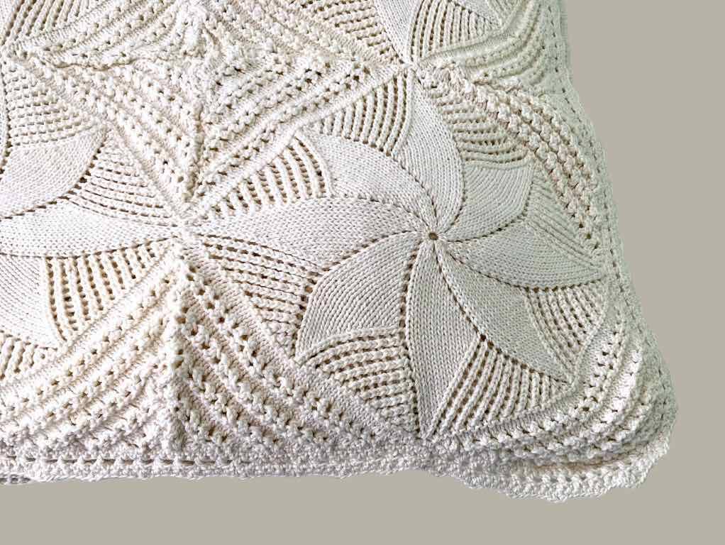 Vintage crochet bedspread for 2 people