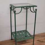 Wrought iron side table