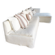 Canapé et méridienne en toile de lin et jute déhoussable Maison de vacances