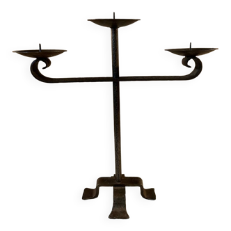 Wrought iron candle stick