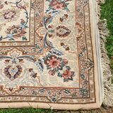 Vintage Isfahan Rug, Rug, carpet 225x150cm (7.4x4.9 ft) Floral Pattern