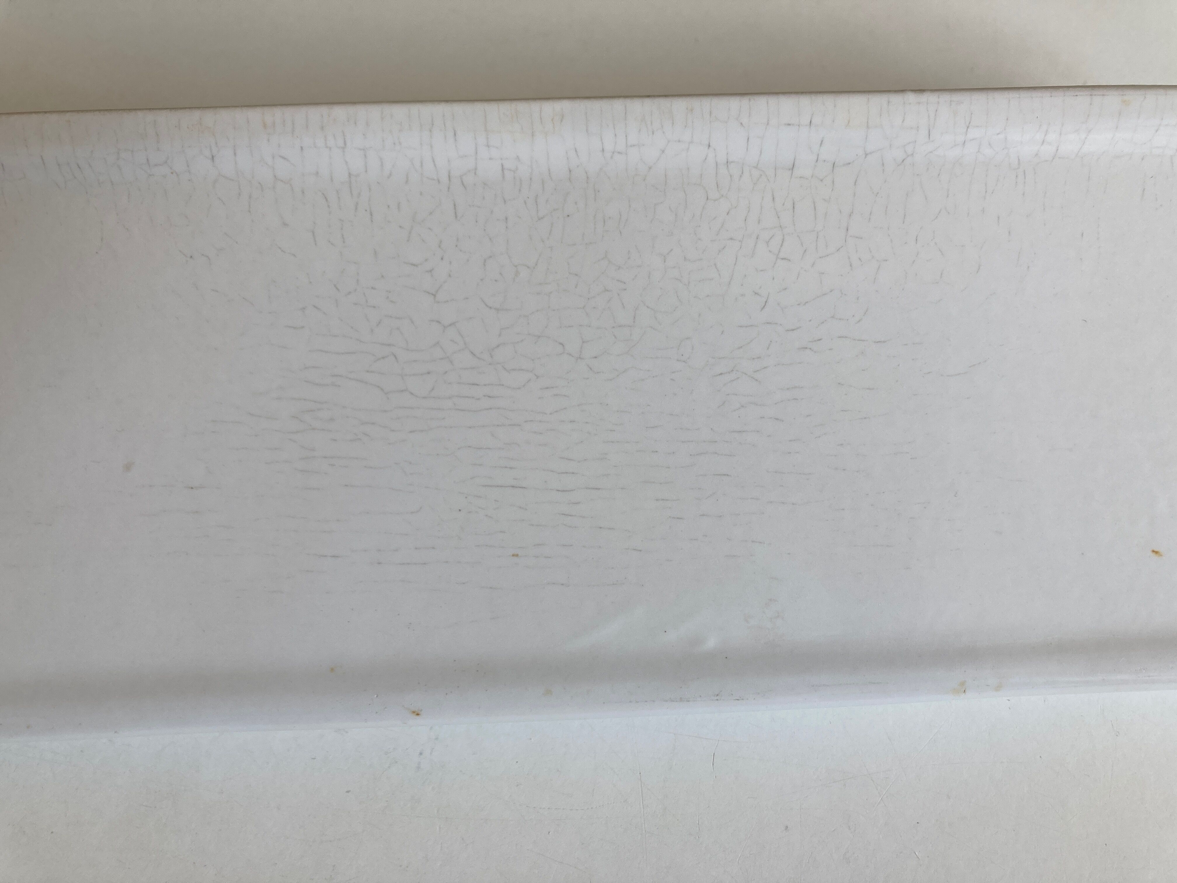 Art deco bathroom shelf shelf in white porcelain 50cm