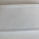 Art deco bathroom shelf shelf in white porcelain 50cm