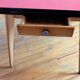 Table de cuisine dessus en formica rouge, 1950