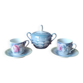 Antique coffee service Victoria China Czechoslovakia 1918-1939 – Art Deco