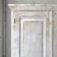 Antique wardrobe in patinated pine