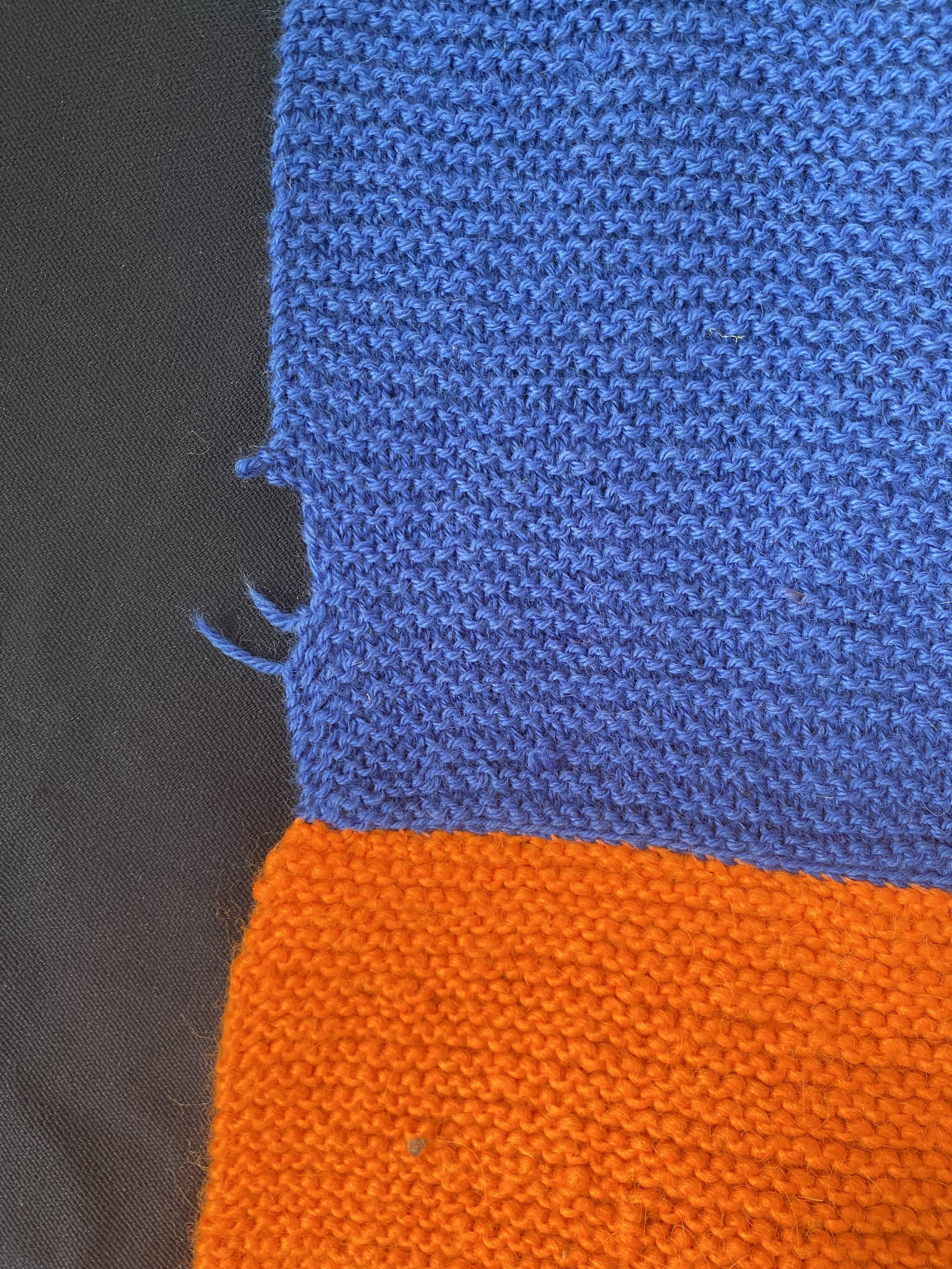 Wool patchwork plaid