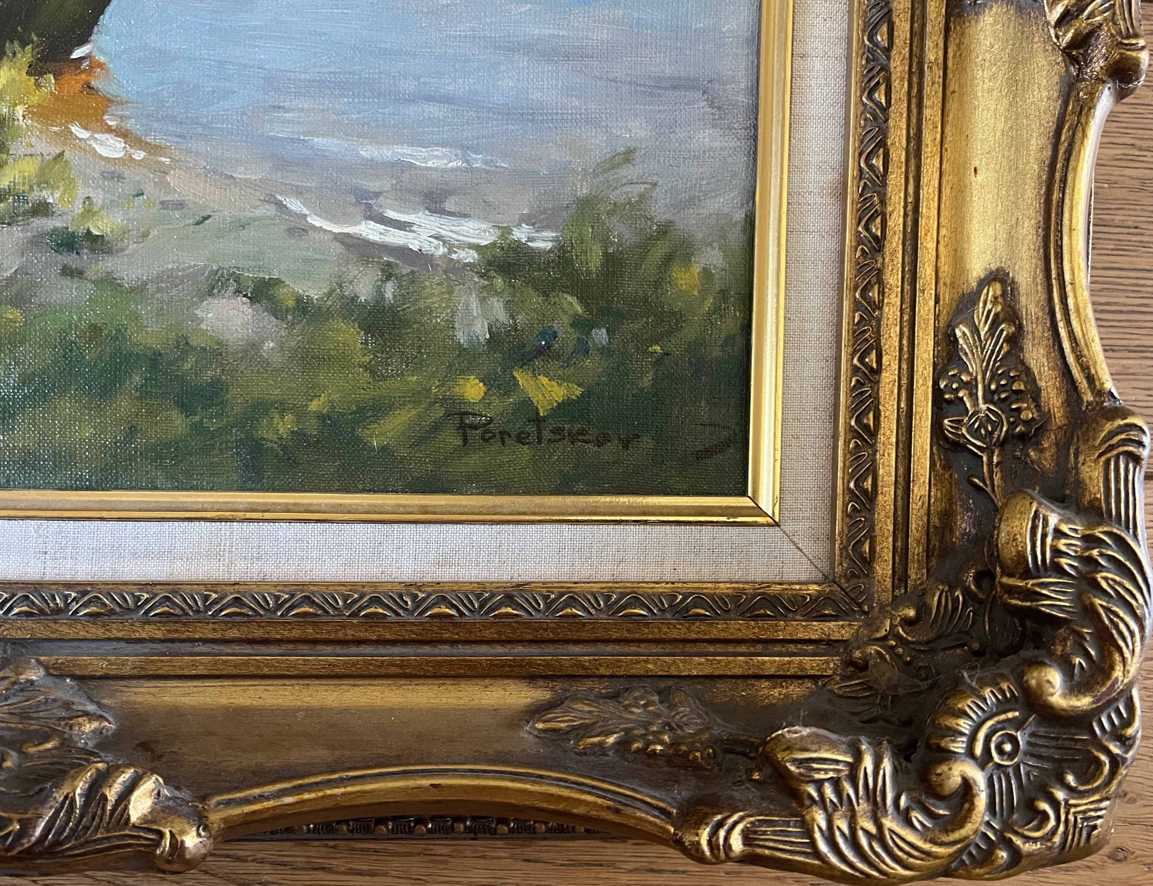 Tableau HST Post-Impressionist Poretskov "Girls by the Lake" + CAD