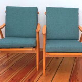 Czechoslovakian Armchairs from TON, 1960s, Set of 2