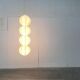 Mid-Century Modern German Cocoon Pendant Lamp by Friedel Wauer for Goldkant Leuchten, 1960s