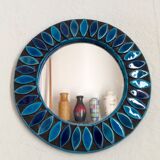 Ceramic mirror 70s diameter 15 cm