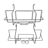 Set of two iron planters