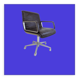 Wilkhahn Delta 2000 leather office chair by Delta Design