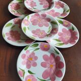 9 vintage San Marciano dinner plates