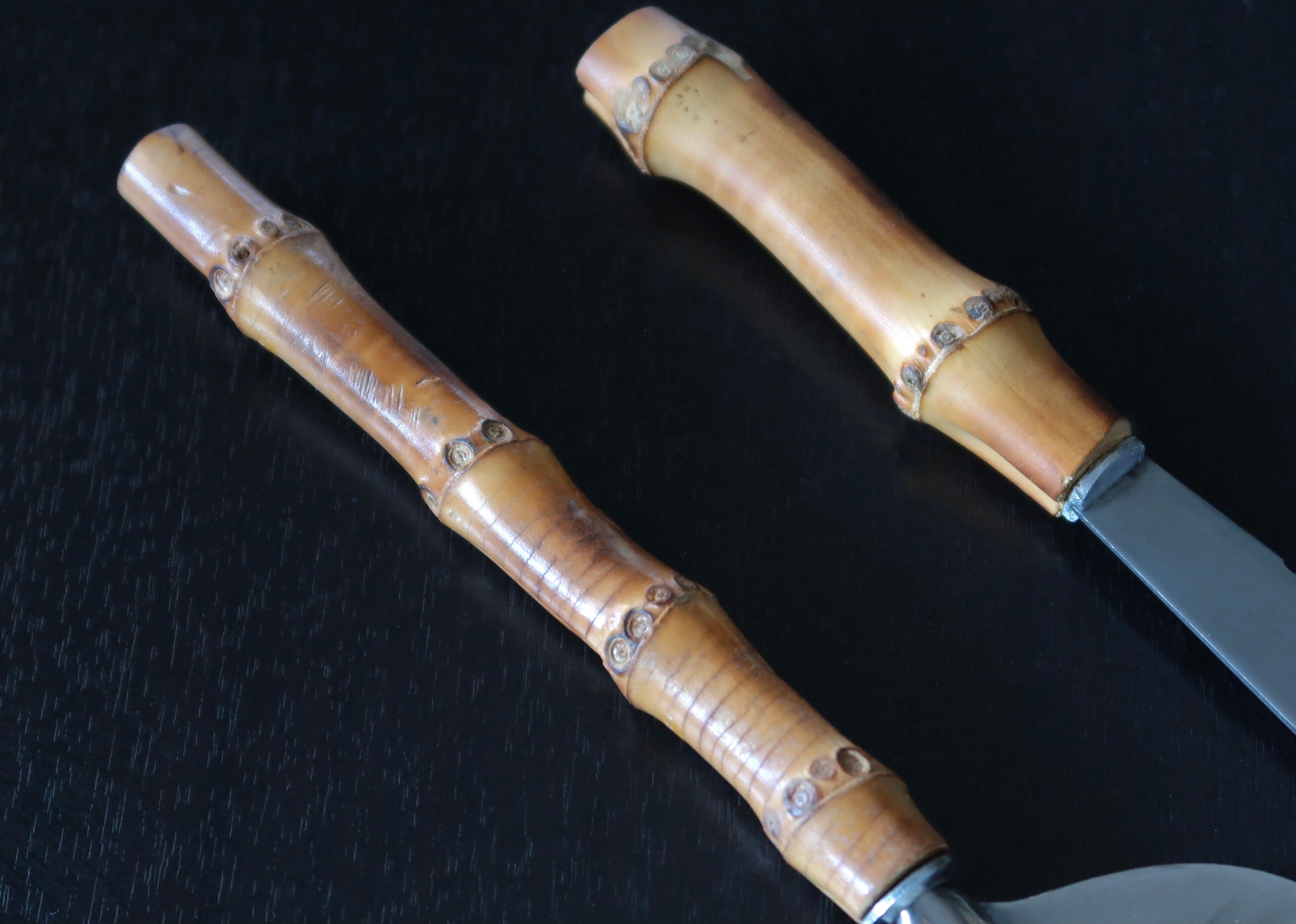 Plough and cheese knife with bamboo handle, 50s