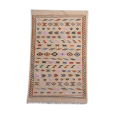 Tapis bohème beige berbère 140x235 cm