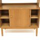Commode-bibliothèque scandinave en chêne, Suède, 1960