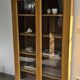 Vintage antique bookcase/curiosity cabinet/display case/shelves