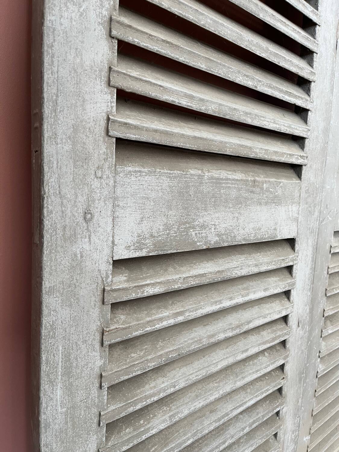 Pair of antique shutters