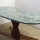 Table in rosewood and marble by Vittorio Dassi for Mobili Moderni Lissone, 1950