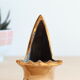 1960s solid brass ashtray in the shape of a stylized fish