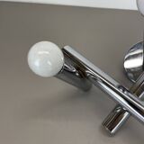 Rare sputnik 'atomic' ceiling light by e.r. nele, temde lights switzerland 1970s