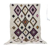 Handmade wool Berber rug 240 X 148 CM