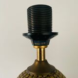 Table lamp, pineapple-style base