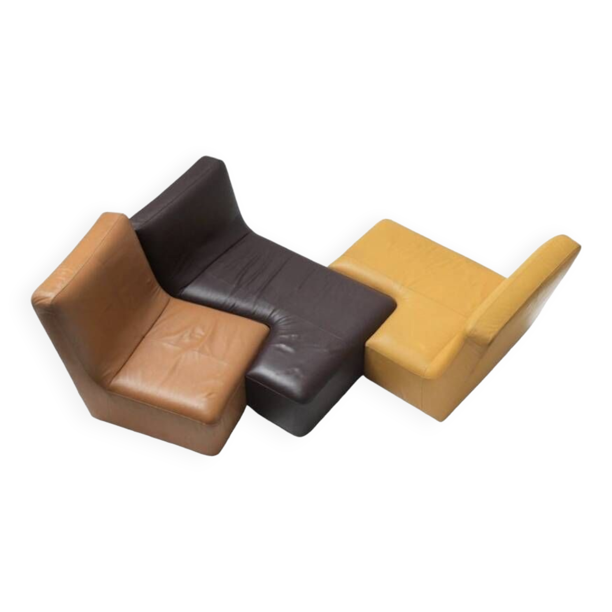 Leather sofa Ligne Roset model Confluence