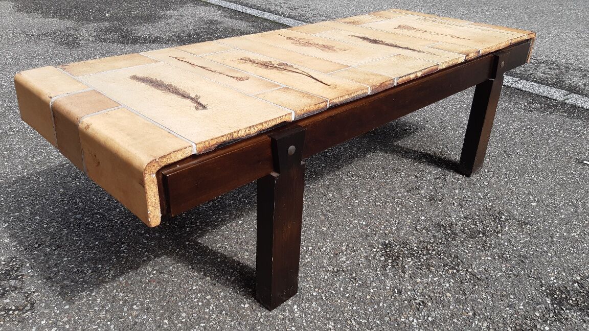 Ceramic coffee table by Roger Capron 1970