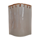Ceramic and rattan vase 70s