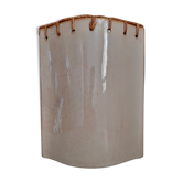 Ceramic and rattan vase 70s