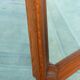 Vintage wooden mirror from the 1960s, art deco style 60s mirror.