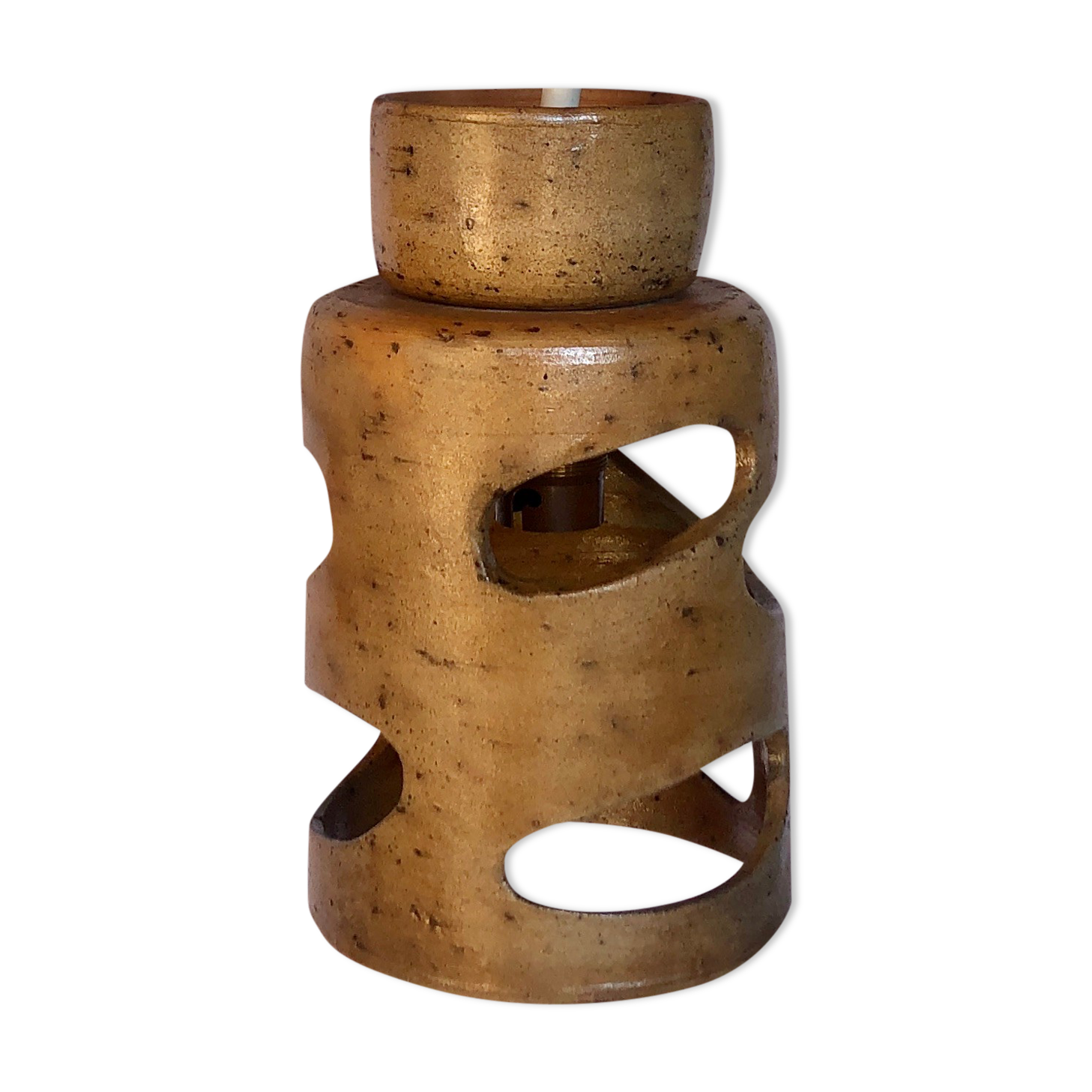 Stoneware suspension signed 1960