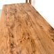 Table de ferme vintage en peuplier