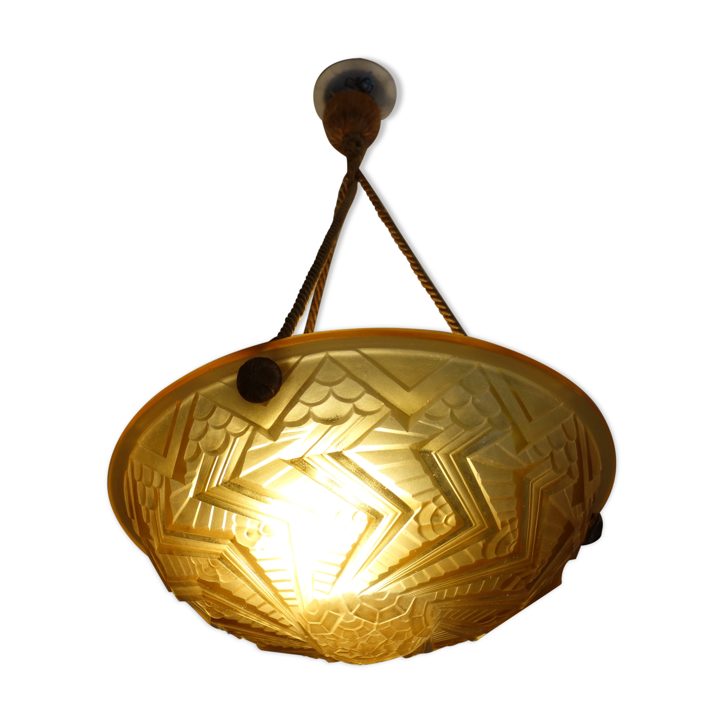 Schneider Art Deco Lustre