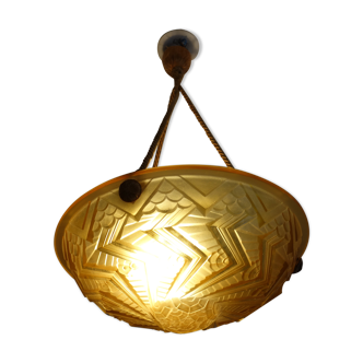 Lustre art déco Schneider