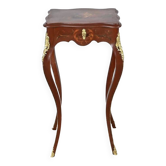 Table à ouvrage en bois laqué style Louis XV, fin XIXème