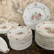 Grand Service de Table 45 Pièces, Porcelaine de Limoges BERRY Décor