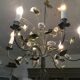 Antique metal chandelier