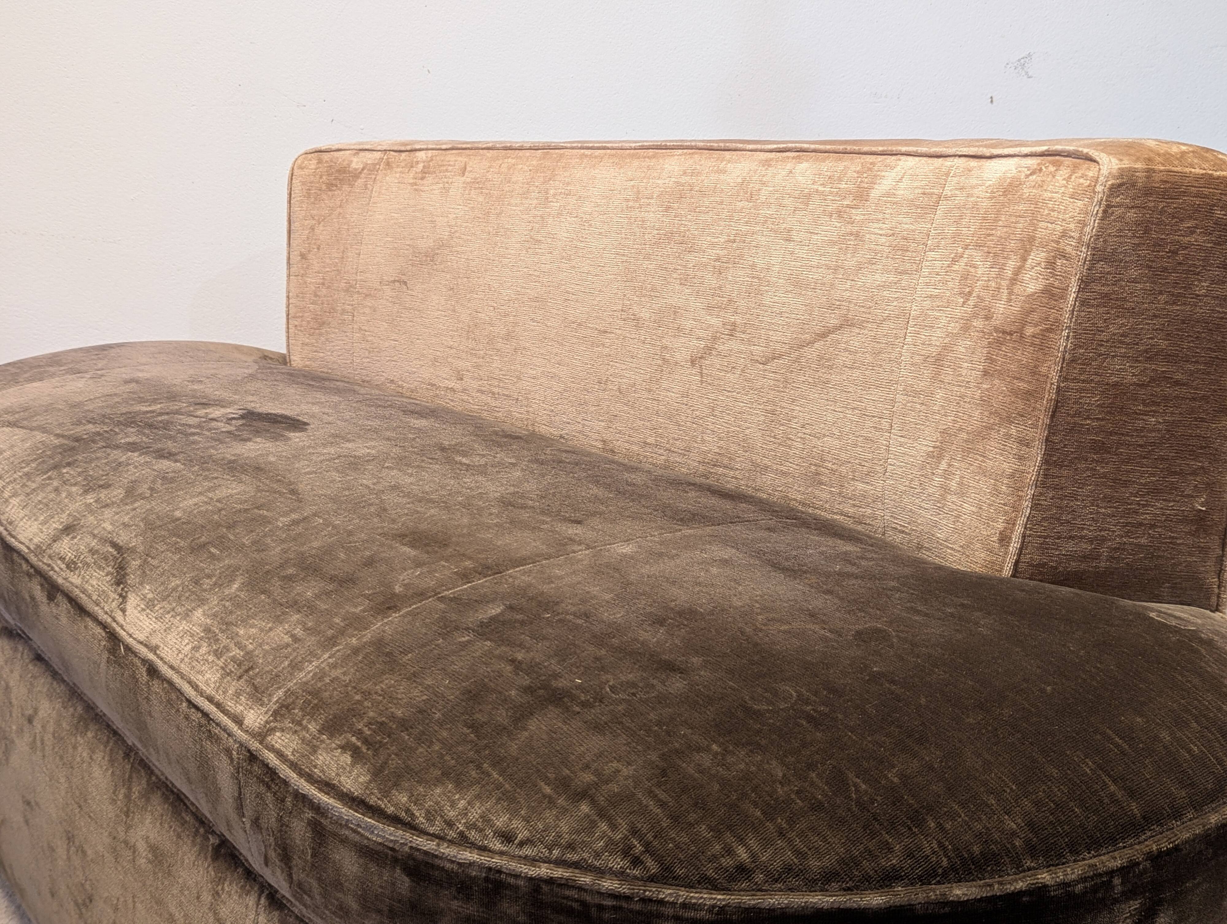Velvet bench from Boucheron Paris.