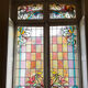 Window doors stained glass