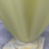 Vintage yellow Corolle table lamp