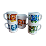 Mobil Mugs and Pitcher