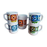 Mobil Mugs and Pitcher