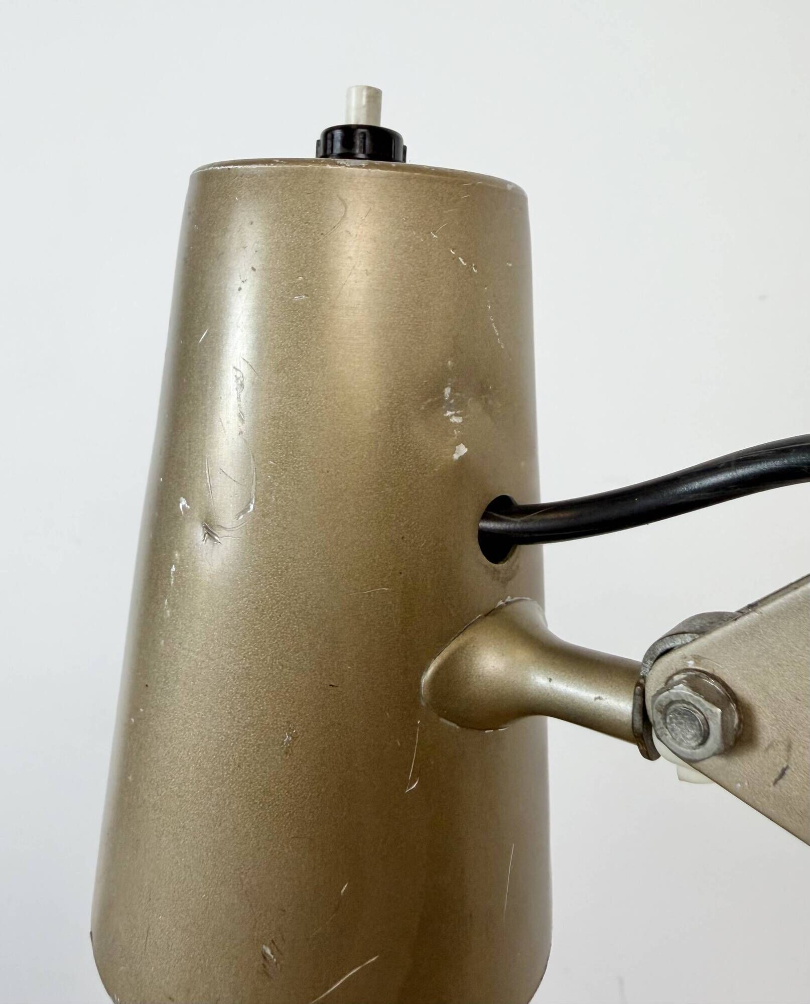 Vintage Brown Adjustable Architect Table Lamp, 1960s