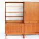 Paire de bibliothèques scandinaves en teck années 60